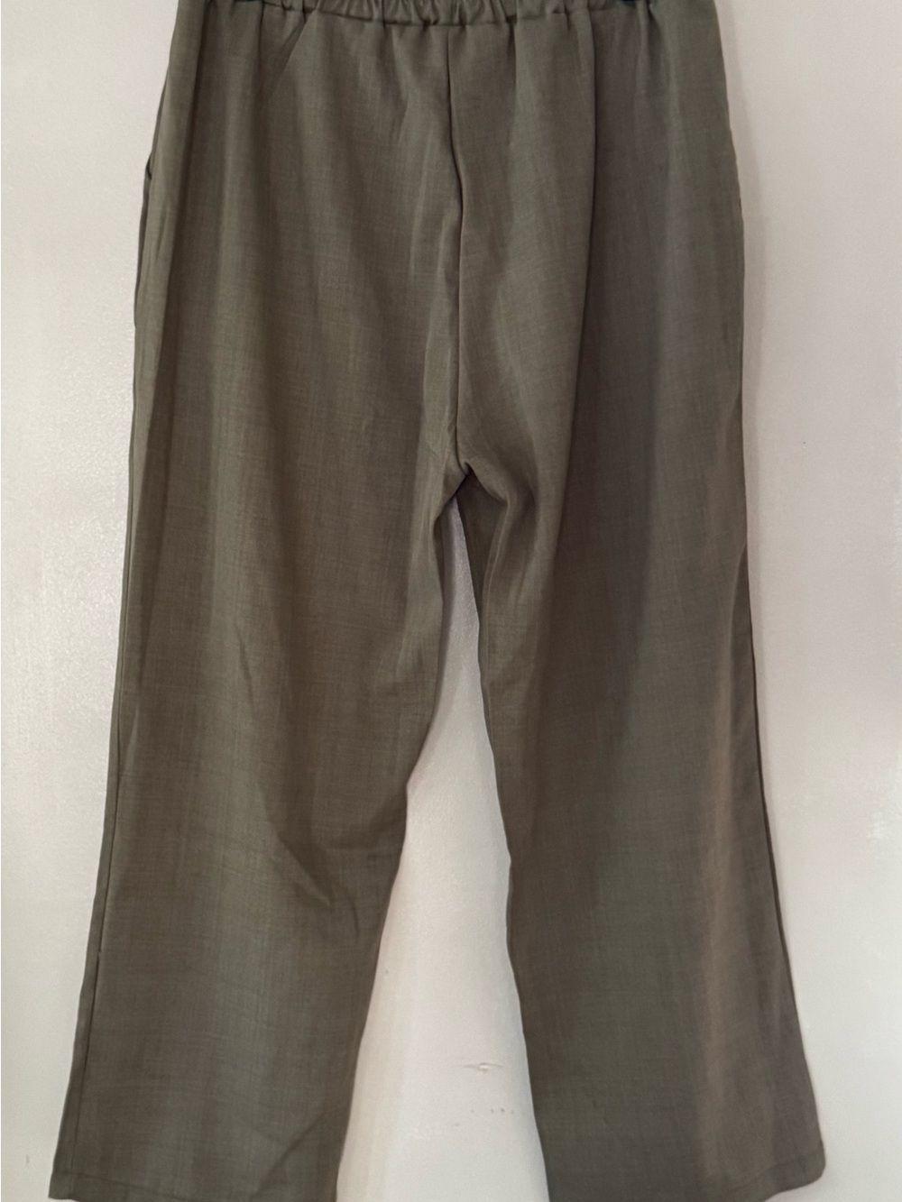 Khaki 2-Pieces Pant with Pockets and V-Neck Top Size XXL Short Sleeved - Picture 11 of 16